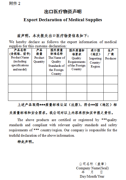 出口防疫物資通關(guān)要點(diǎn)參考